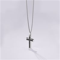 Halskette Mabina Herr COLLANA IN ARGENTO BRUNITO in Silber Zircone 553388 - 553388